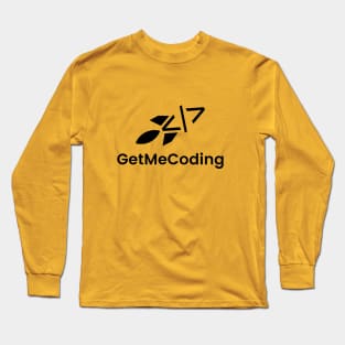 Get Me Coding Logo (black) Apparel Long Sleeve T-Shirt